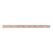 Gold Blush Roze Glitzy Glitter Leopard Print Satijnen Lint (Voorkant)