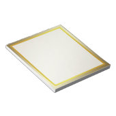 Gold Boarder Photo lijst Autograaf Notitieblok (Schuin)