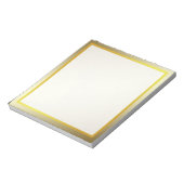 Gold Boarder Photo lijst Autograaf Notitieblok (Linkerzijde)