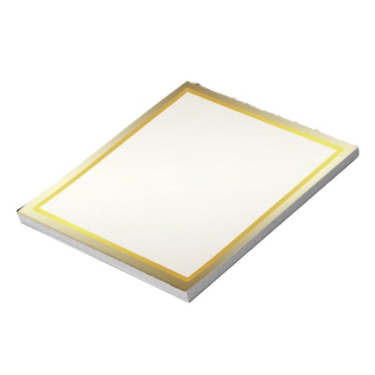 Gold Boarder Photo lijst Autograaf Notitieblok (Linkerzijde)