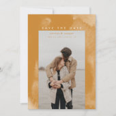 Gold Boho Waterverf Sla de datum op Save The Date (Voorkant)