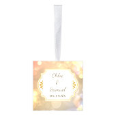 Gold Bokeh bruiloft foto sjabloon Decoratie (Rechts)