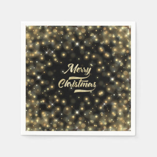 Gold Bokeh Christmas Servet