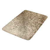 Gold Bokeh Glitter #1 (Faux Glitter) #decor #art Badmat (Gekanteld)
