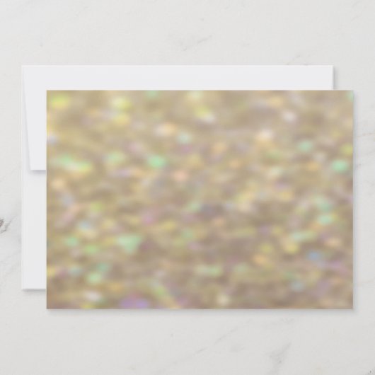 Gold Bokeh Licht zal je mijn Bridesmaid zijn Kaart (Achterkant)