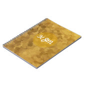 Gold Bokeh Notitieboek (Linkerzijde)