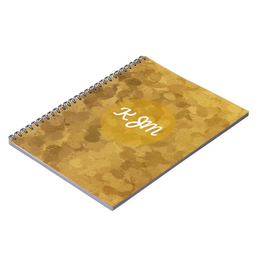 Gold Bokeh Notitieboek (Linkerzijde)
