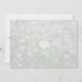 Gold Bokeh | repetitief diner Kaart (Achterkant)