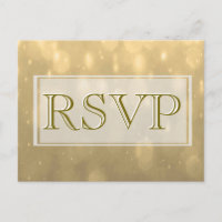 Gold Bokeh | RSVP