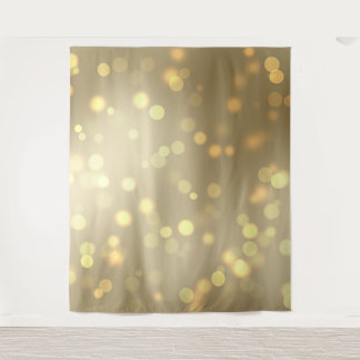 Gold Bokeh Tapestry Wandkleed
