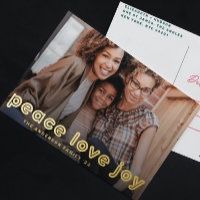 GOLD BOLD LINE PEACE LIVE JOE PHOTO kerstmis