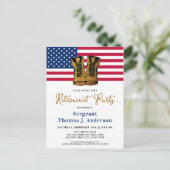 Gold Boots, Amerikaanse vlag Briefkaart (Staand voorkant)