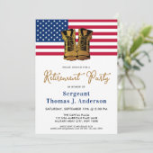 Gold Boots, Amerikaanse vlag Kaart (Staand voorkant)