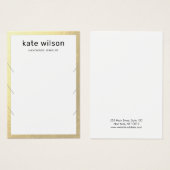 Gold Border 3 Ketting Bracelet Display Card Visitekaartje (Voorkant /achterkant)