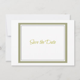 Gold Border bewaart de datum Save The Date