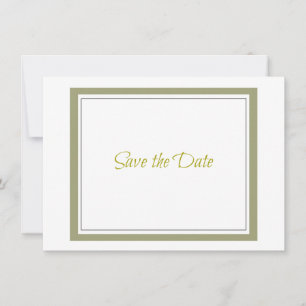 Gold Border bewaart de datum Save The Date