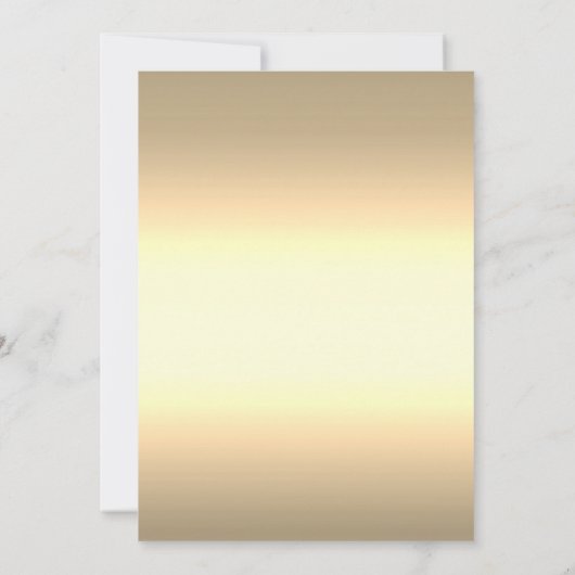 Gold Border Crown Floral Sweet 16 Party Kaart (Achterkant)