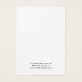 Gold Border Ketting Bracelet Display Card Visitekaartje (Achterkant)