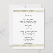 Gold Border Patroon Kaart (Voorkant)