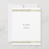 Gold Border Patroon Kaart (Achterkant)