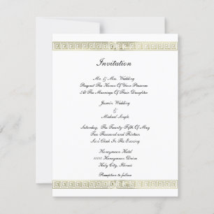 Gold Border Patroon Kaart