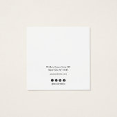 Gold Border Stud die Display Kaart verdient (Achterkant)