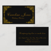 Gold Border Visitekaartje (Voorkant / Achterkant)