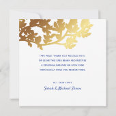  Gold Botanical Paper gehakt Hartelijk dank (Achterkant)
