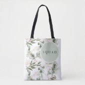 Gold Botanische Eucalyptus Moderne Greenery Shower Tote Bag (Voorkant)