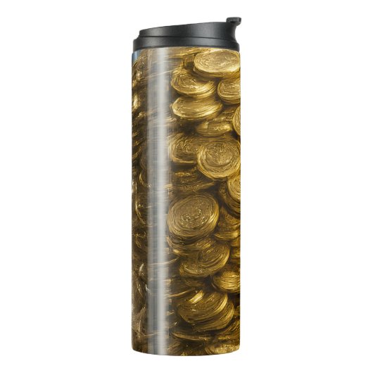 Gold Bottle Thermosbeker (Gedraaid links)