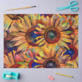 Gold Bouquet Sunflower Collectie Tissuepapier (Craft)