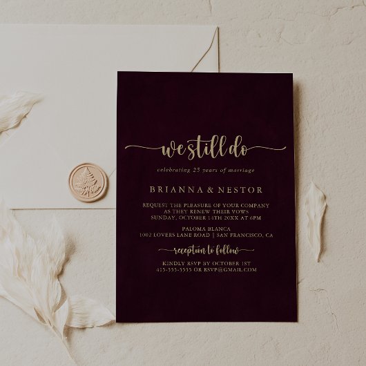 Gold Bourgogne We doen nog steeds gelofte vernieuw Kaart