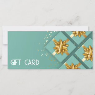Gold Bow Festive Moderne Mint Cadeaudoos