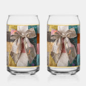 Gold Bow Soda Glass Blikvorm Glas (Voorkant)