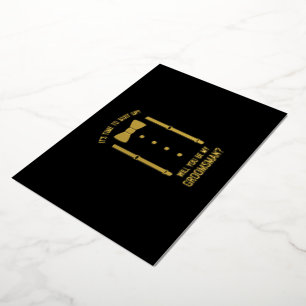 Gold Bow Stropdas Gepersonaliseerde Groomsman Voor Folie Uitnodiging
