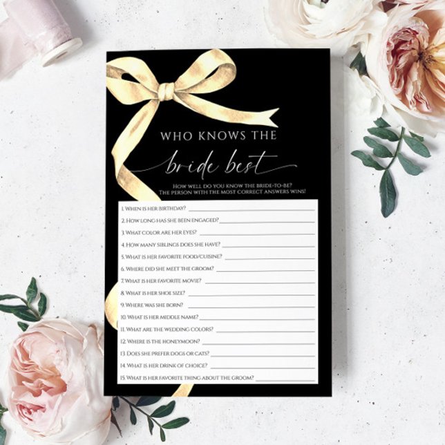 Gold Bow Wie Kent De Bruid Beste Spel (Creator heeft geüpload)