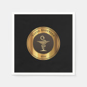 Gold Bowl van Hygeia Medical Afstuderen servetten (Voorkant)