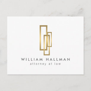 Gold Boxes professioneel elegant Briefkaart