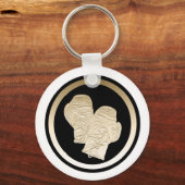 GOLD BOXING GLOVES SLEUTELHANGER (Voorkant)