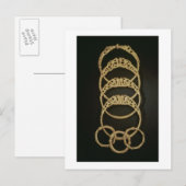 Gold Bracelets uit de Ertsfield Treasure, 4e Briefkaart (Voorkant / Achterkant)