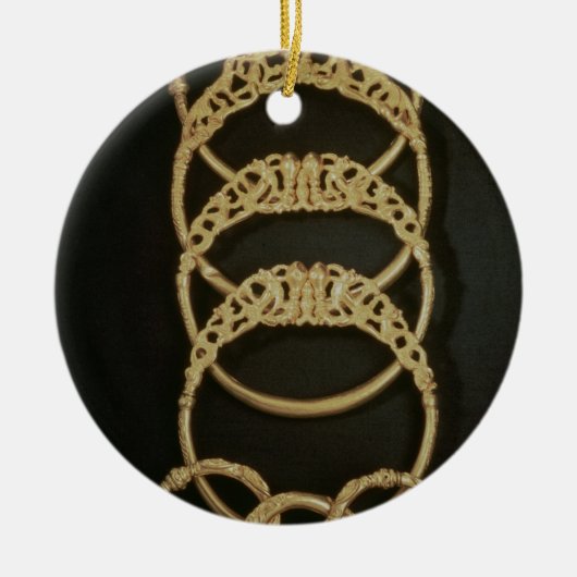 Gold Bracelets uit de Ertsfield Treasure, 4e Keramisch Ornament (Voorkant)