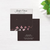 Gold Branch Black Earring Studs Display Holder Vierkante Visitekaartjes (Bureau)