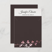 Gold Branch Ketting Bracelet Display Holder Informatiekaartje (Voorkant / Achterkant)