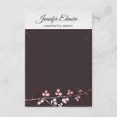 Gold Branch Ketting Bracelet Display Holder Informatiekaartje (Voorkant)