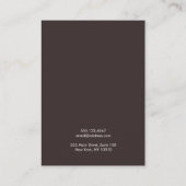 Gold Branch Ketting Bracelet Display Holder Informatiekaartje (Achterkant)