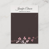 Gold Branch Ketting Bracelet Display Holder Informatiekaartje (Voorkant)