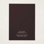 Gold Branch Ketting Bracelet Display Holder Visitekaartje (Achterkant)