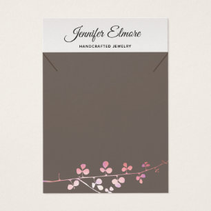 Gold Branch Ketting Bracelet Display Holder Visitekaartje