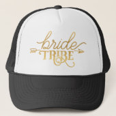Gold Bride Tribe Trucker Hat Trucker Pet (Voorkant)
