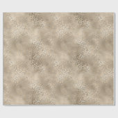 Gold Bronze Leopard Print Cadeaupapier (Vlak)